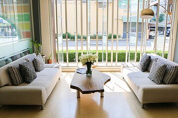 Lobby sitting area