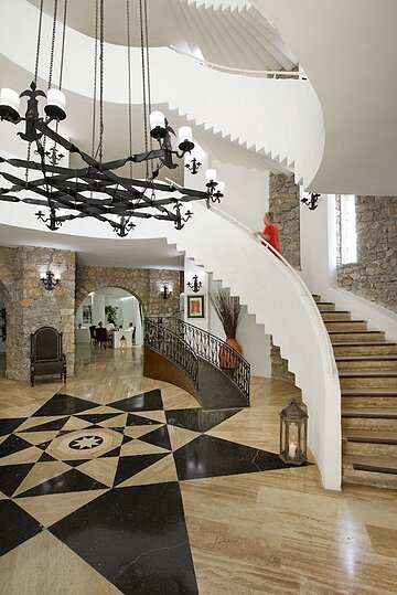 Interior entrance