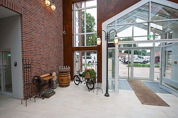 Interior entrance