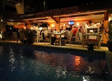 Poolside bar