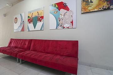 Lobby sitting area