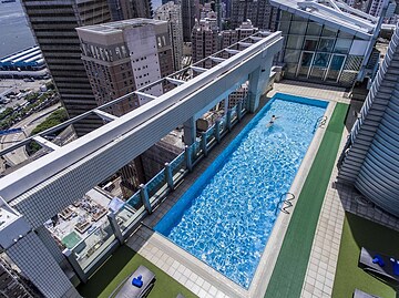 Rooftop pool