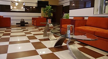 Lobby sitting area