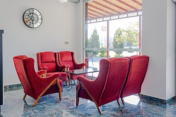 Lobby sitting area