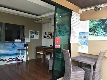 Lobby sitting area