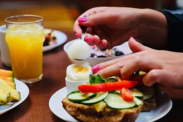 Breakfast buffet