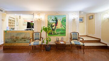 Lobby sitting area