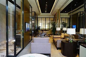 Lobby sitting area