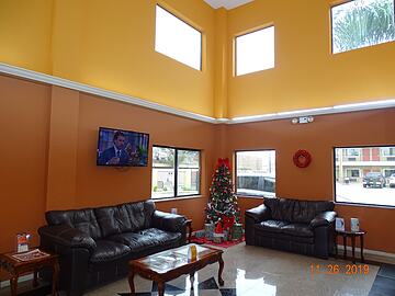 Lobby sitting area