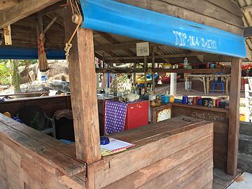 Poolside bar