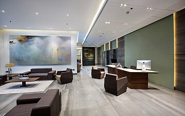 Lobby sitting area