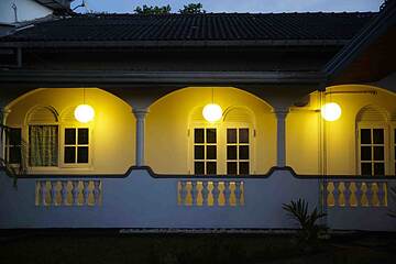 Front of property - evening/night