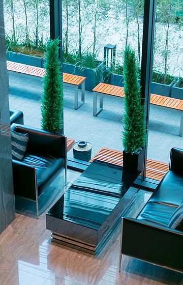 Lobby sitting area