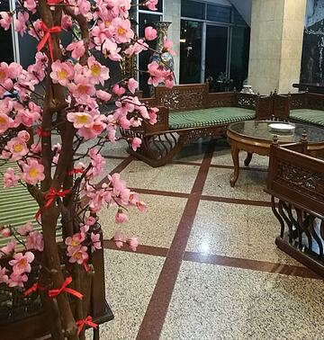 Lobby sitting area