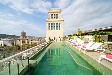 Rooftop pool