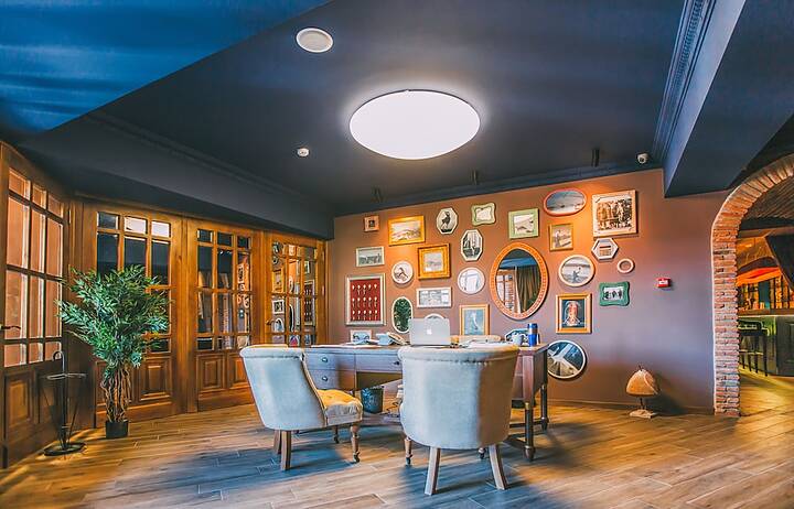 Interior entrance