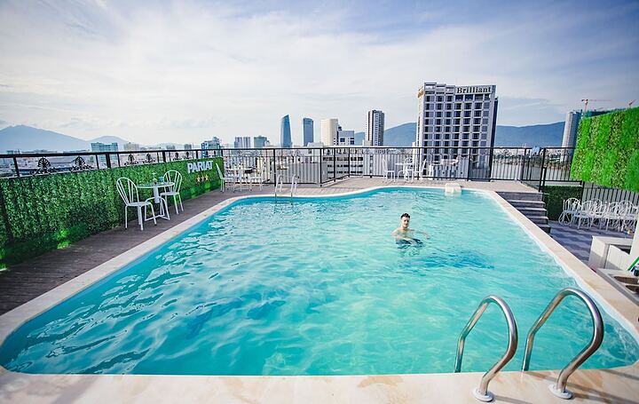 Rooftop pool