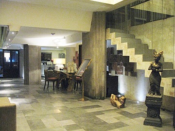 Interior entrance