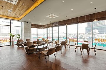 Lobby sitting area