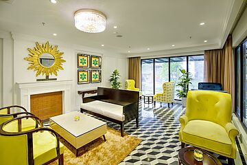 Lobby sitting area