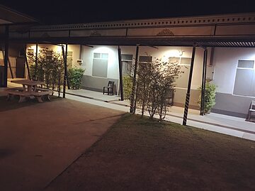 Front of property - evening/night