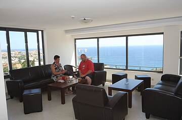 Lobby sitting area