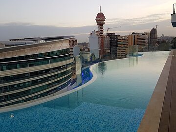 Rooftop pool