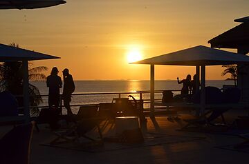 Poolside bar