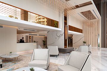 Lobby sitting area