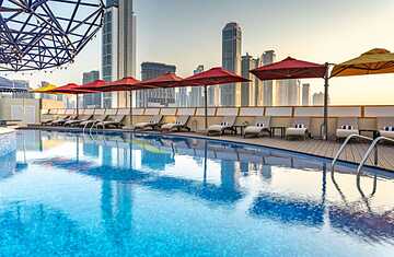 Rooftop pool