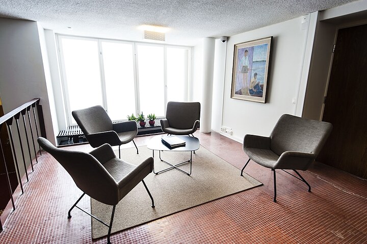 Lobby sitting area